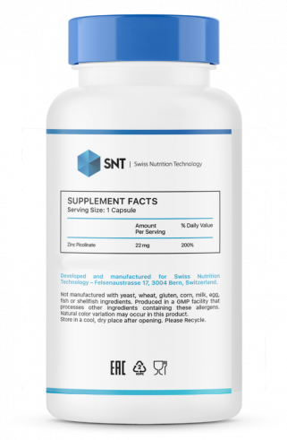 SNT Zinc Picolinate 22 mg