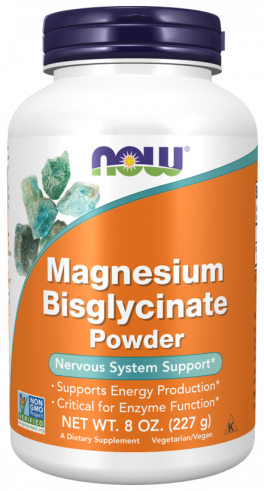 NOW Magnesium Bisglycinate, Магния Бисглицинат, 227 грамм