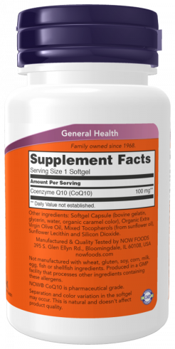 NOW CoQ10 100 mg