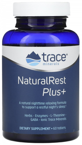 Trace Minerals Natural Rest Plus, 60 таблеток