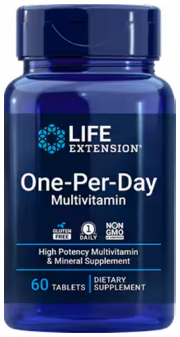 Life Extension One-Per-Day Multivitamin, 60 таблеток