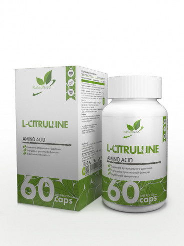 Natural Supp L-Citrulline, 60 капсул